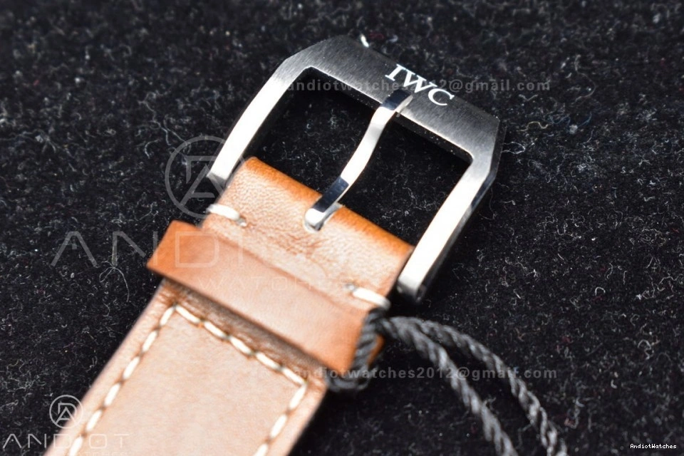 Pilot Dial Functional Edition Best ZF IW377726 Brown V A7750 1:1 Leather on 1001 Strap Green Chronograph 1029